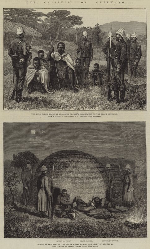 Niewola Cetewayo autorstwa Frank Dadd