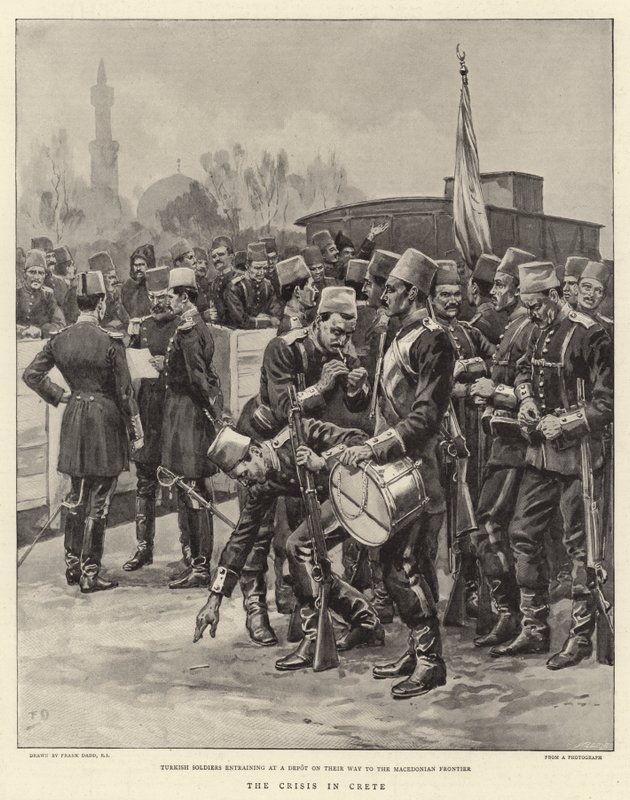 Kryzys na Krecie autorstwa Frank Dadd