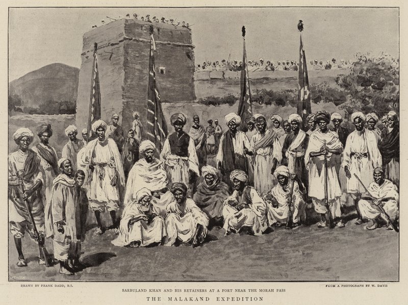 Ekspedycja na Malakand autorstwa Frank Dadd