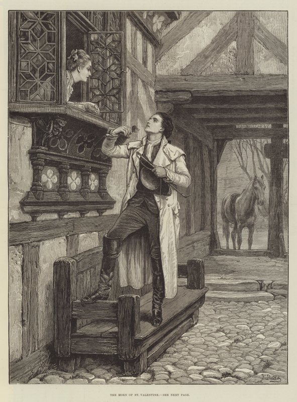 Poranek św. Walentego autorstwa Frank Dadd
