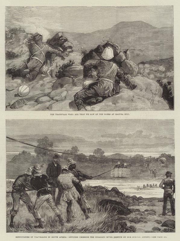 Wojna w Transwalu autorstwa Frank Dadd