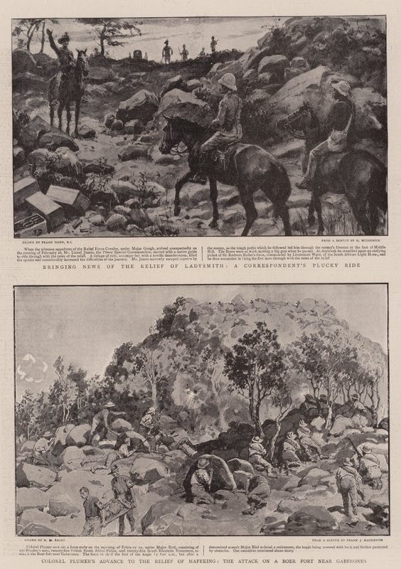 Wojna w Afryce Południowej autorstwa Frank Dadd