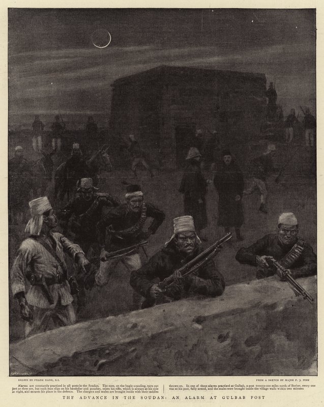 Postęp w Sudanie, alarm w Gulbab Post autorstwa Frank Dadd