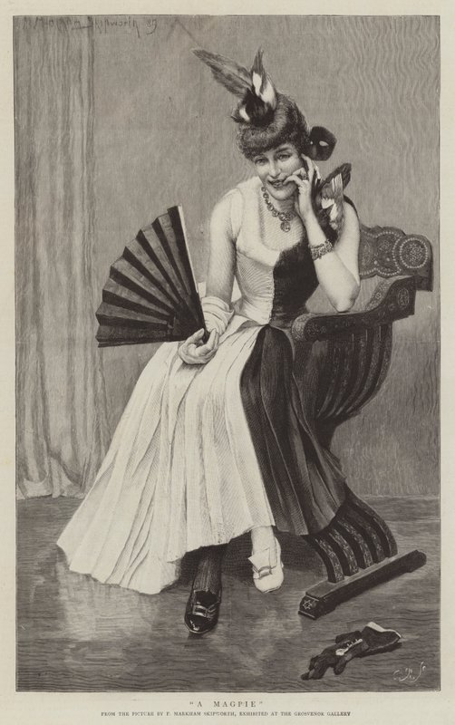 Sroka autorstwa Frank Markham Skipworth
