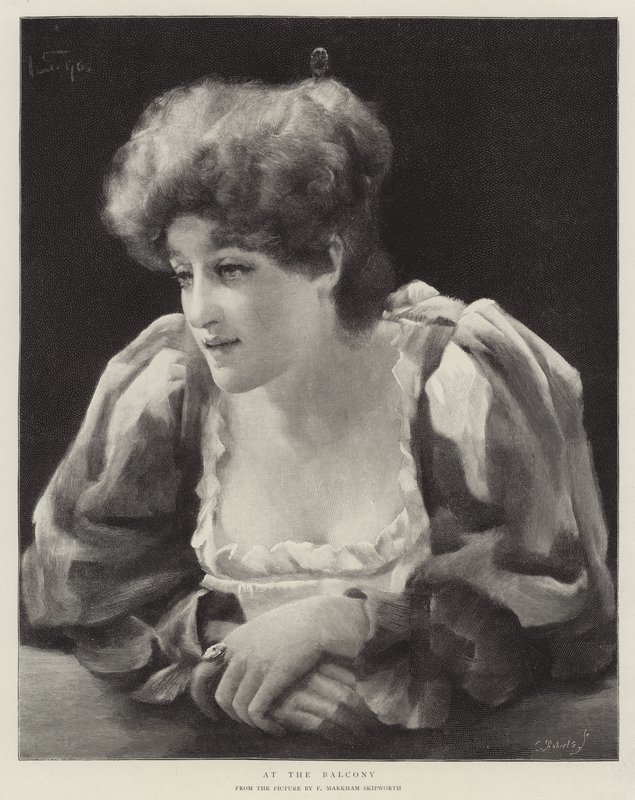Na balkonie autorstwa Frank Markham Skipworth