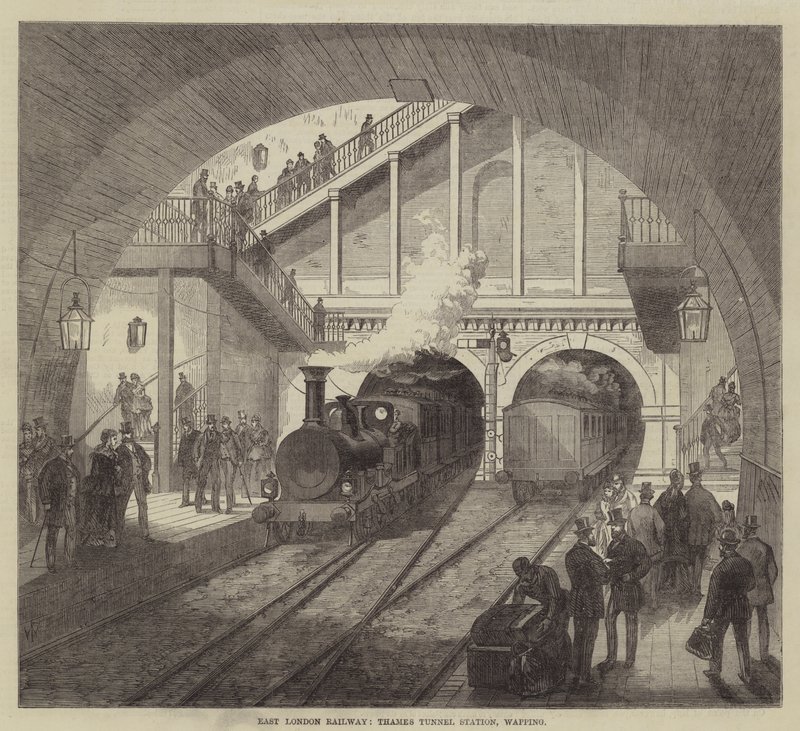 East London Railway, Thames Tunnel Station, Wapping autorstwa Frank Watkins