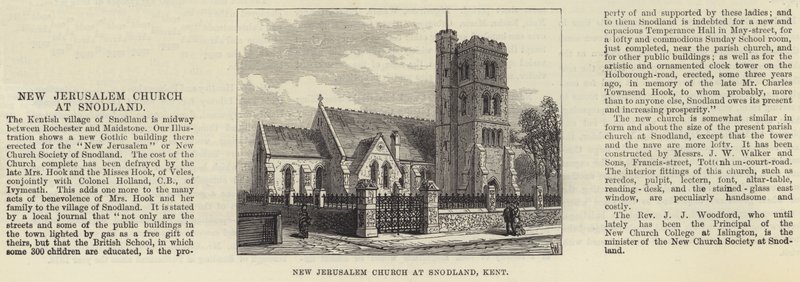 Kościół New Jerusalem w Snodland, Kent autorstwa Frank Watkins