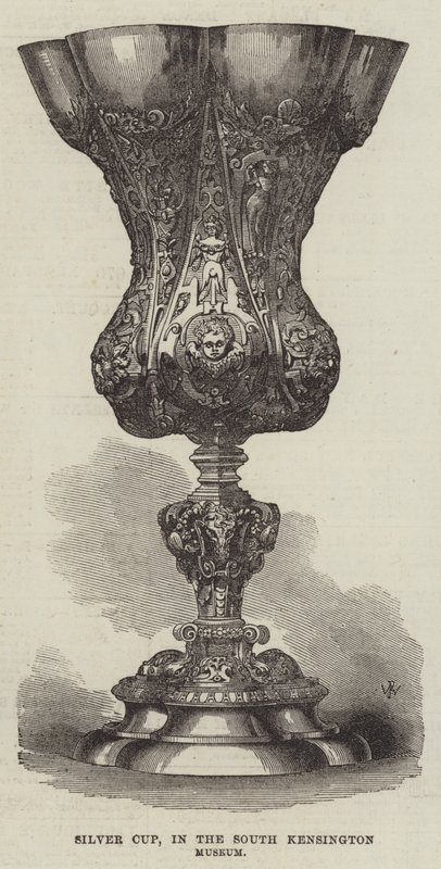 Silver Cup, w Muzeum South Kensington autorstwa Frank Watkins
