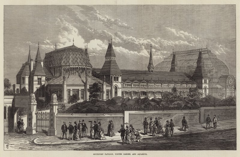 Pawilon Southport, Ogród Zimowy i Akwarium autorstwa Frank Watkins