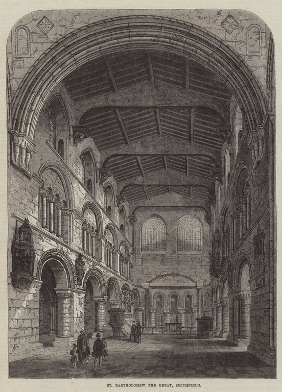 Św. Bartłomiej Wielki, Smithfield autorstwa Frank Watkins