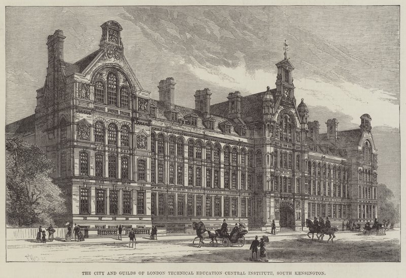 Centralny Instytut Edukacji Technicznej City and Guilds of London, South Kensington autorstwa Frank Watkins