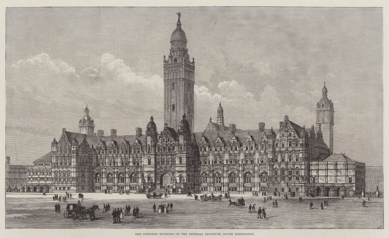 Przeznaczony budynek Imperial Institute, South Kensington autorstwa Frank Watkins