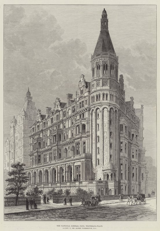 National Liberal Club, Whitehall-Place autorstwa Frank Watkins