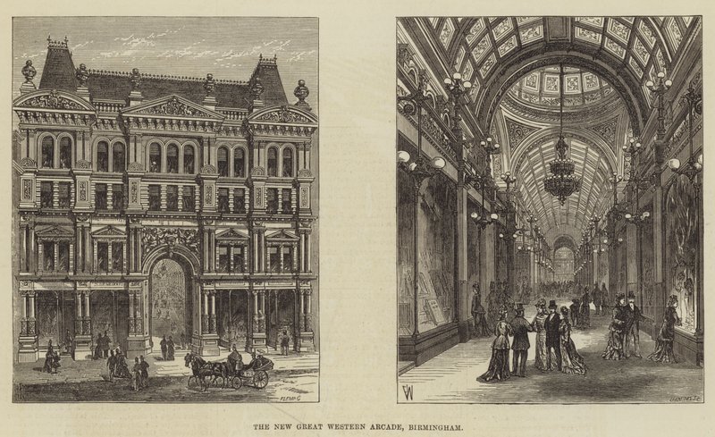 New Great Western Arcade, Birmingham autorstwa Frank Watkins