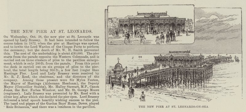 Nowe molo w St Leonards-on-Sea autorstwa Frank Watkins