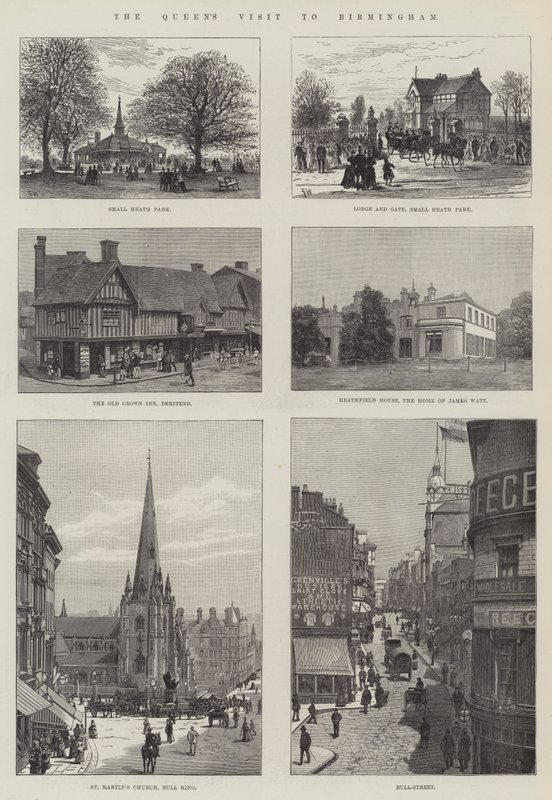 Wizyta królowej w Birmingham autorstwa Frank Watkins