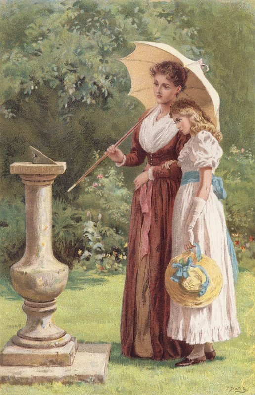 Liczę tylko jasne godziny (chromolitho) autorstwa Frank (after) Dadd