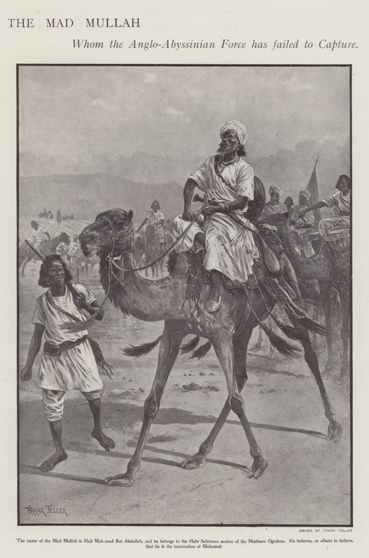 Mohammed Abdullah Hassan, „Szalony Mułła”, somalijski przywódca religijny i wojskowy (lit) autorstwa Frank (after) Feller