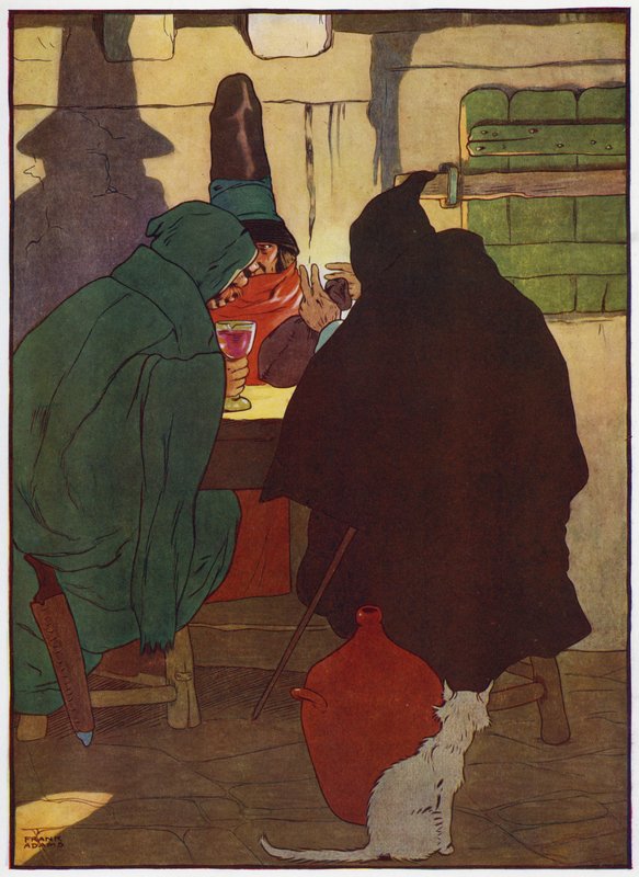 Ilustracja do Babes in the Wood (kolor lito) autorstwa Frank Adams