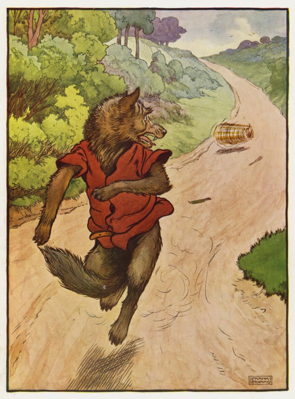 Ilustracja do trzech małych świnek autorstwa Frank Adams