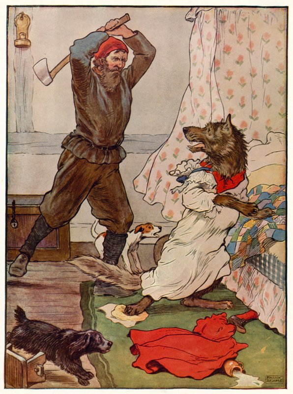 Czerwony Kapturek autorstwa Frank Adams