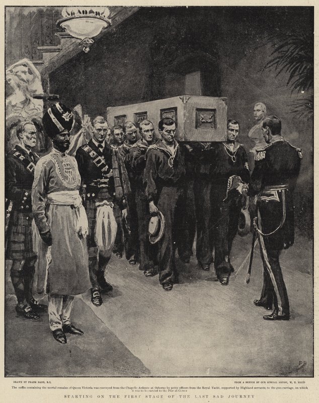 Rozpoczęcie pierwszego etapu ostatniej smutnej podróży autorstwa Frank Dadd
