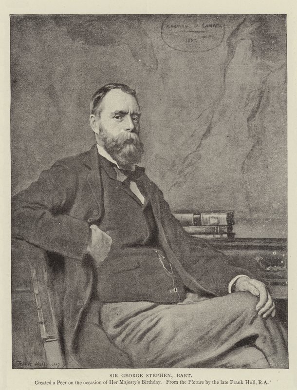 Sir George Stephen, baronet autorstwa Frank Holl