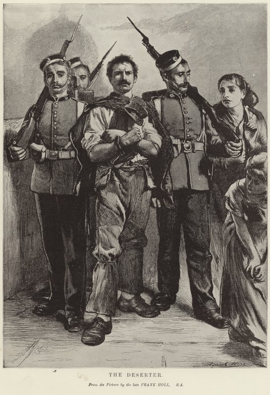 Dezerter autorstwa Frank Holl