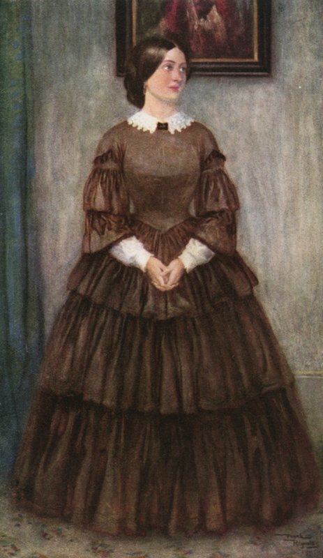 Agnes (kolorowa litografia) autorstwa Frank Reynolds