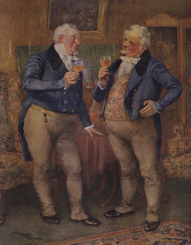 Cheeryble Brothers (druk kolorowy) autorstwa Frank Reynolds