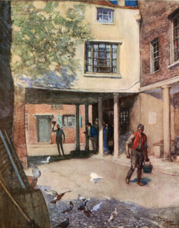 The Bull Inn, Rochester (druk kolorowy) autorstwa Frank Reynolds