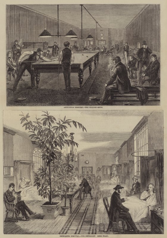 Szpital w Betlejem autorstwa Frank Vizetelly
