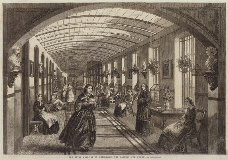 Szpital Królewski w Betlejem, Galeria dla Kobiet autorstwa Frank Vizetelly