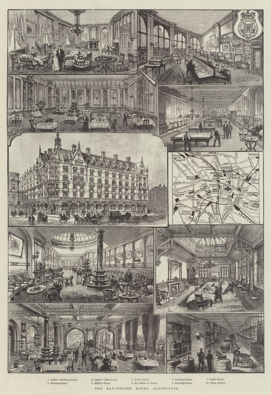 Hotel Manchester, Aldersgate autorstwa Frank Watkins