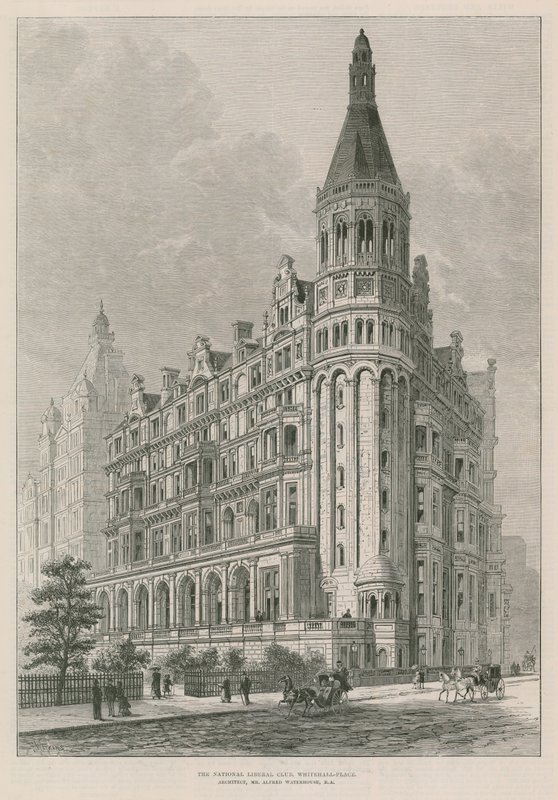 National Liberal Club, Whitehall Place autorstwa Frank Watkins