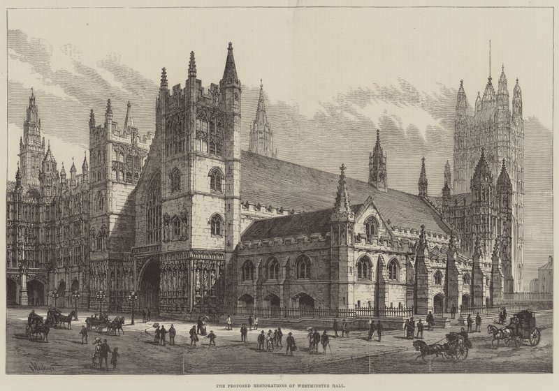 Proponowana renowacja Westminster Hall autorstwa Frank Watkins