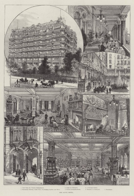 Hotel Savoy autorstwa Frank Watkins