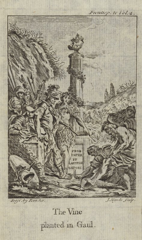Winorośl zasadzona w Galii autorstwa François Boucher