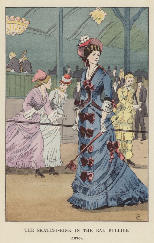 Lodowisko w Bal Bullier, 1876 autorstwa François Courboin