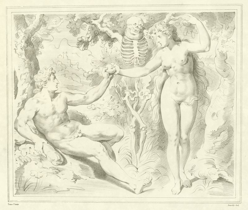 Adam i Ewa autorstwa Frans Floris