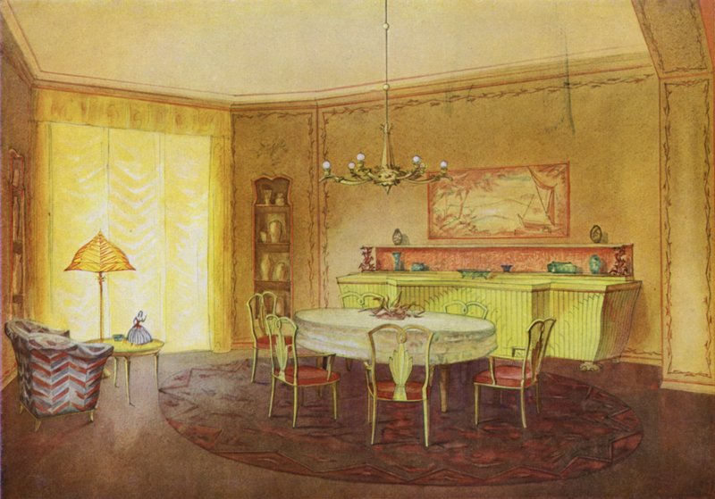 Salon (kolor lito) autorstwa Frans Arnold Breuhaus de Groot