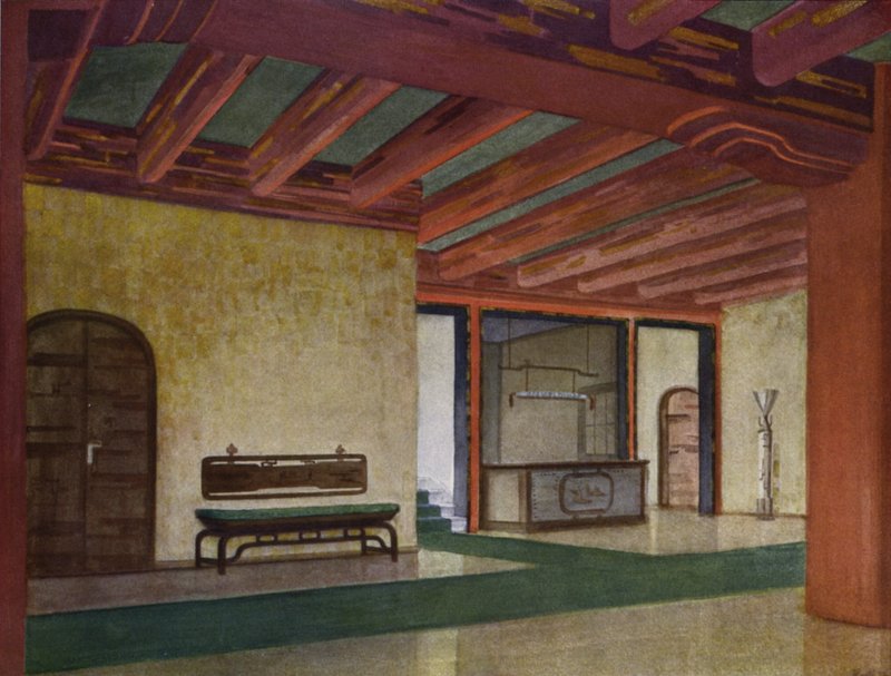 Przedsionek w hotelu (kolor lito) autorstwa Frans Arnold Breuhaus de Groot