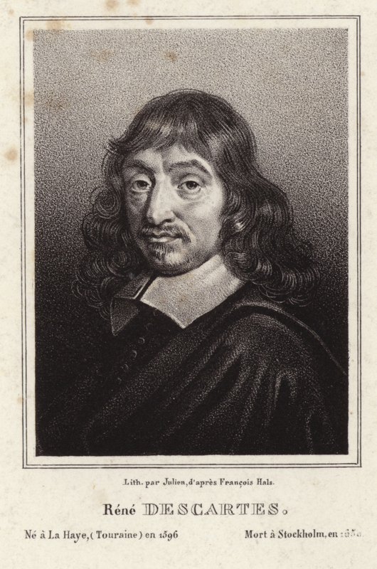 Portret Rene Kartezjusza autorstwa Frans Hals