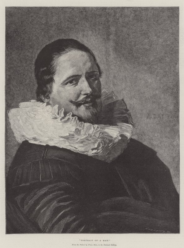 Portret mężczyzny autorstwa Frans Hals