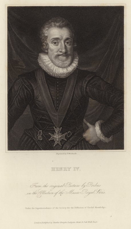 Henryk IV, król Francji autorstwa Frans II Pourbus