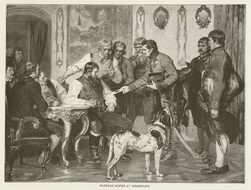 Andreas Hofer w Innsbrucku autorstwa Franz Defregger