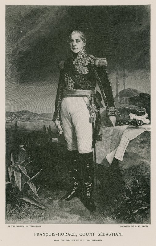 Horace Francois Bastien Sebastiani z La Porta autorstwa Franz Xaver Winterhalter