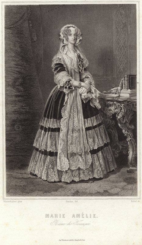 Maria Amalia z Neapolu i Sycylii autorstwa Franz Xaver Winterhalter
