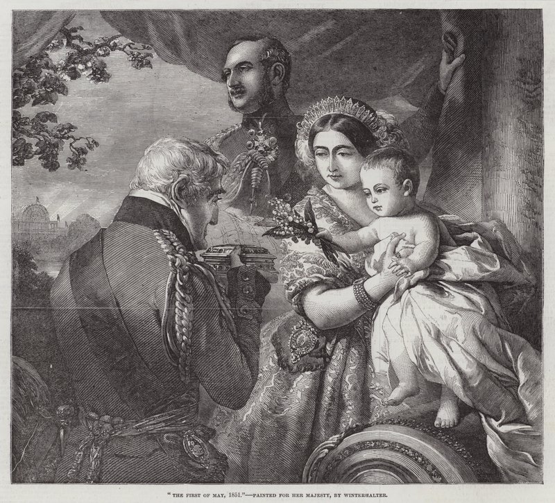 1 maja 1851 namalowany dla Jej Królewskiej Mości autorstwa Franz Xaver Winterhalter