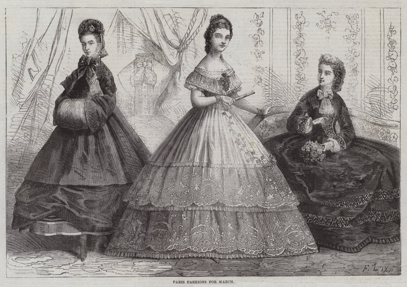 Paryska moda na marzec autorstwa Frederic Theodore Lix